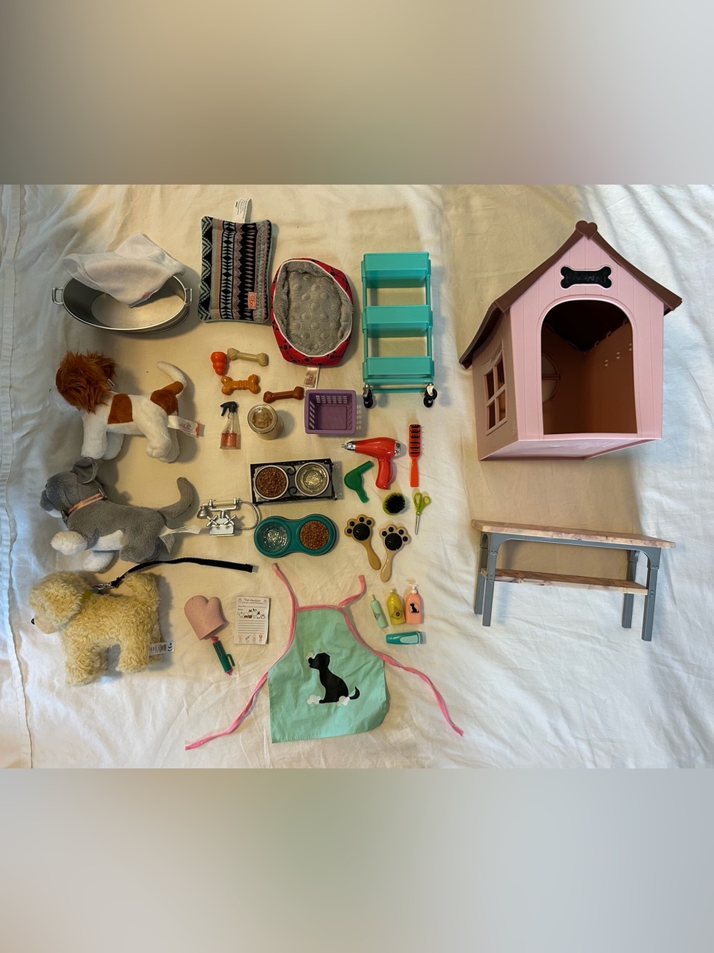 American Girl Doll Pet Grooming Playset
